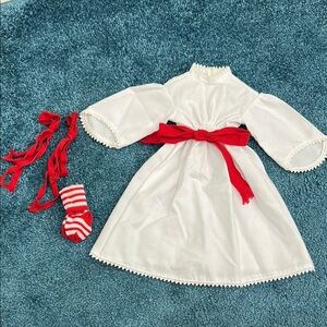 American Girl Kirsten Christmas St. Lucia Gown Original 1990s Excellent Cond.
